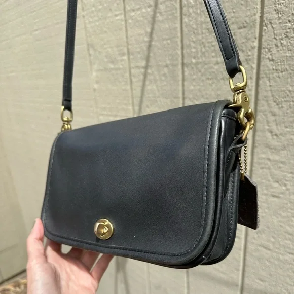 Coach Vintage Pocket Purse Bag 9755 black - Picture 2 of 12